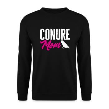 Molinasittich Perroquet Oiseau Perruche du Soleil - Sweat-shirt Unisexe - noir - Devant - Alina (178cm) & Michal (187cm)