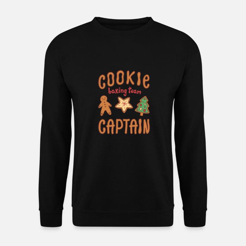 Cookie Baking Team Captain Cookie - Unisex Sweatshirt - black