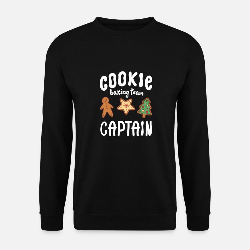 Cookie Baking Team Captain Cookie - Unisex Pullover - Schwarz