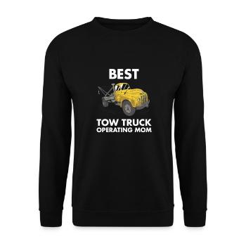 Meilleur opérateur de dépanneuse exploitant de dépanneuse - Sweat-shirt Unisexe - noir - Devant - Alina (178cm) & Michal (187cm)