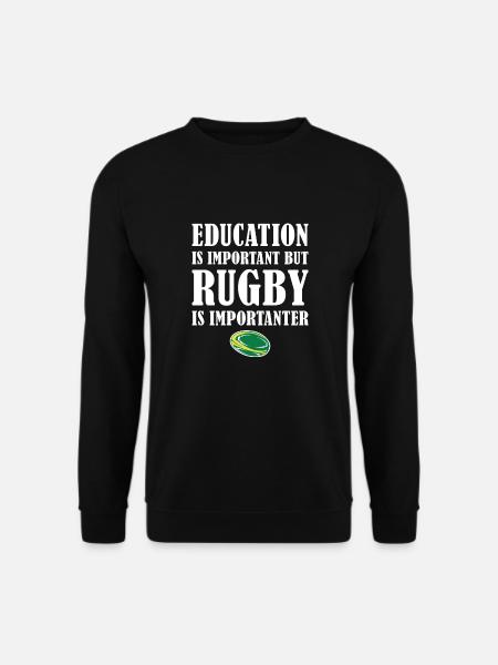 But Rugby Is Importanter South Africa Rugby - Unisex Pullover - Schwarz
