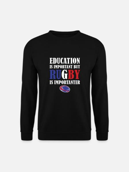 Mais le rugby est plus important France Rugby - Sweat-shirt Unisexe - noir