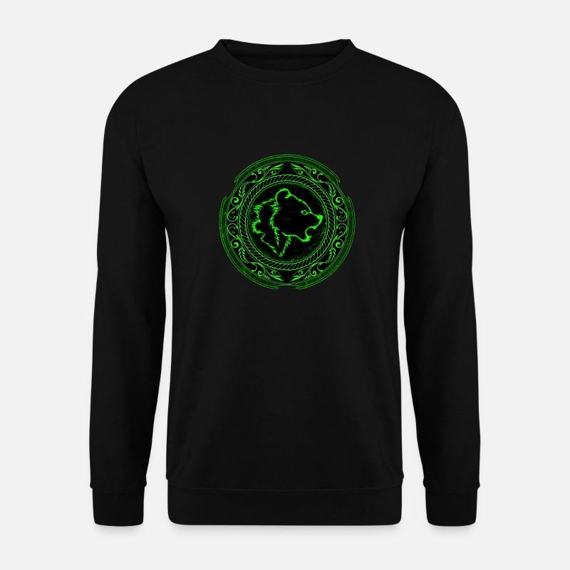 Walhalla Wikinger Bär Bärensymbol - Unisex Pullover - Schwarz