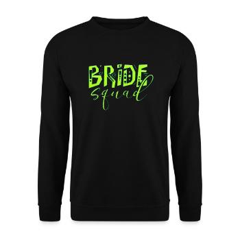 Bride bride wedding stag party bridesmaid party stag party - Unisex Sweatshirt - black - Front - Alina (178cm) & Michal (187cm)