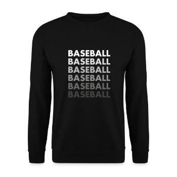 Sports Baseball - Sweat-shirt Unisexe - noir - Devant - Alina (178cm) & Michal (187cm)