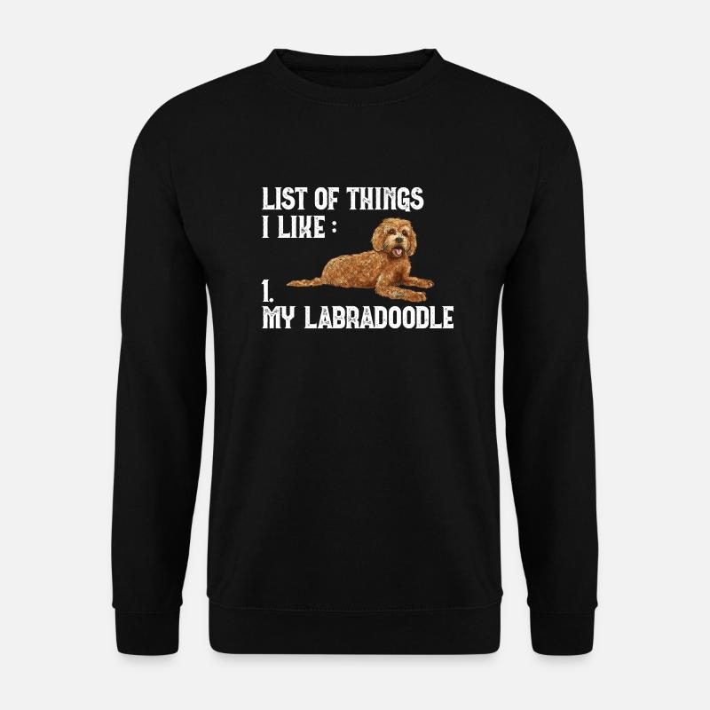 Labradoodle Chien - Sweat-shirt Unisexe - noir