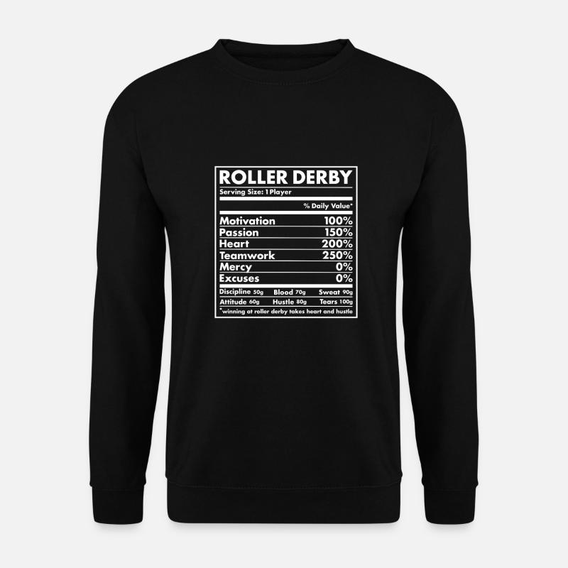Sport Nutrition Roller Derby - Unisex Sweatshirt - black