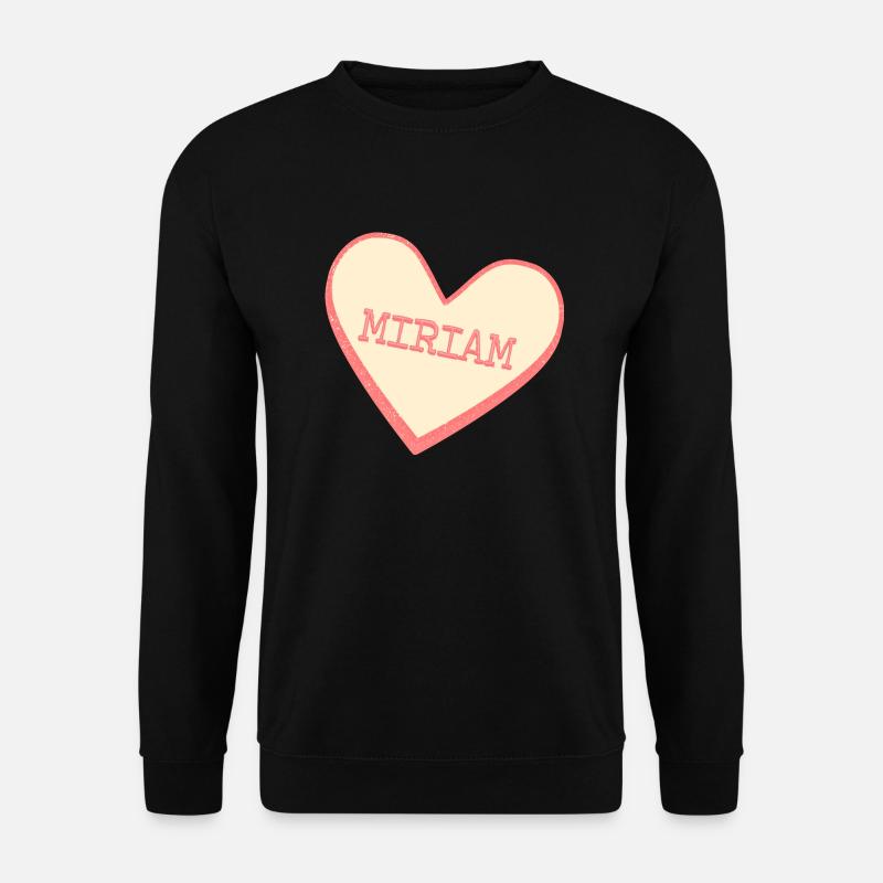 Miriam - Unisex Pullover - Schwarz