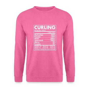 Sport Nutrition Curling - Unisex Sweatshirt - pink - Front