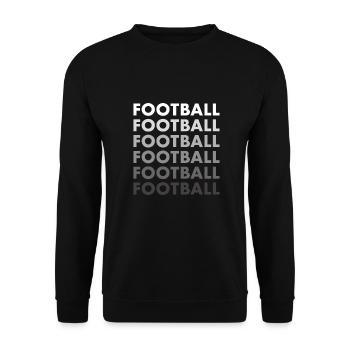 Football sportif - Sweat-shirt Unisexe - noir - Devant - Alina (178cm) & Michal (187cm)
