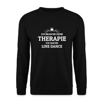 Dancing Dance Music - Unisex Pullover - Schwarz - Vorne - Alina (178cm) & Michal (187cm)