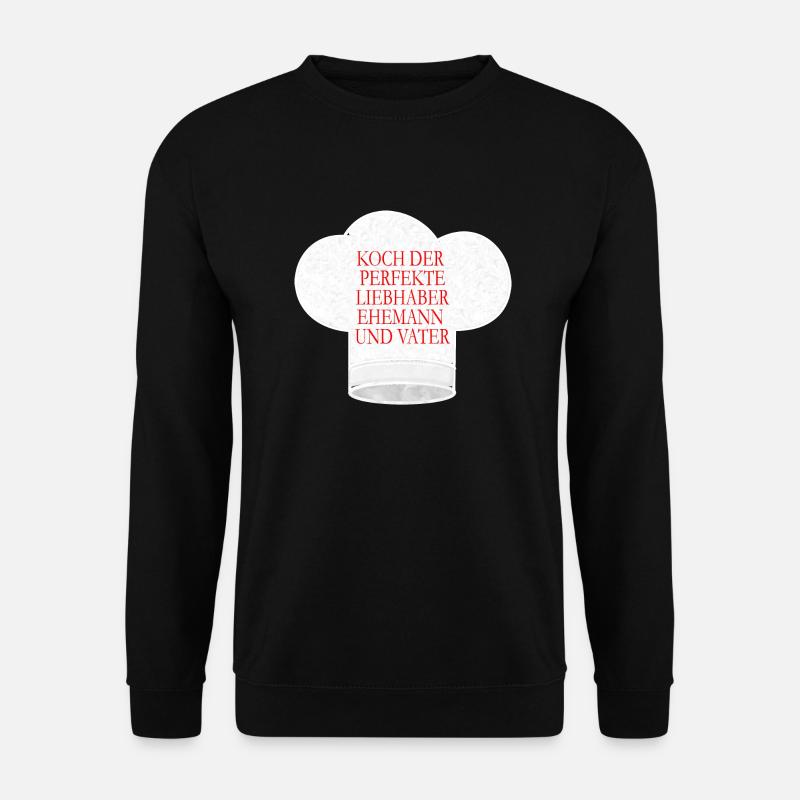 Koch Mütze - Unisex Pullover - Schwarz