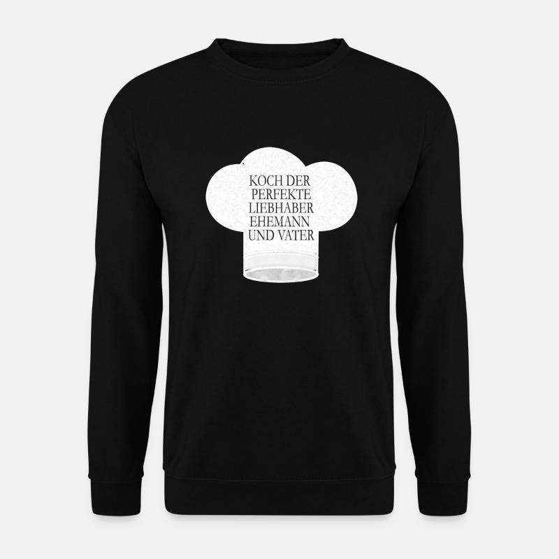 Kochmütze für Väter - Unisex Pullover - Schwarz