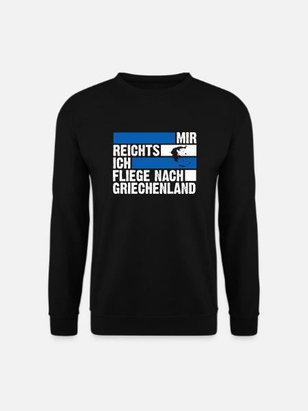 Griechen Grieche Griechenland - Unisex Pullover - Schwarz