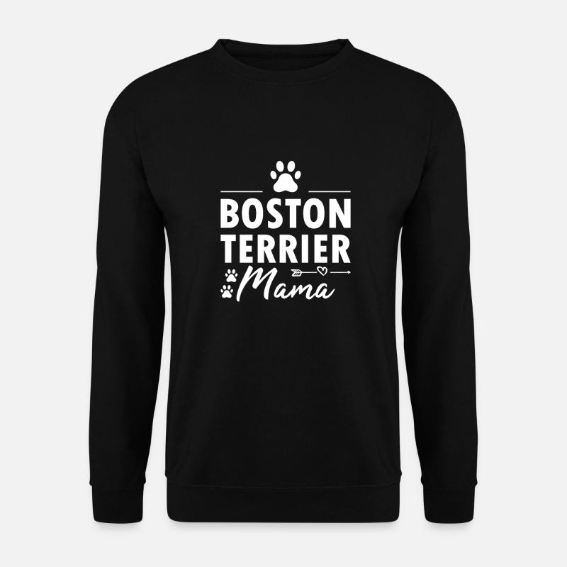 Boston Terrier Mama - Unisex Pullover - Schwarz