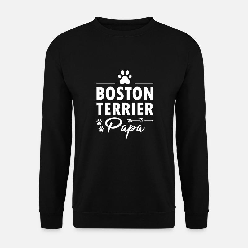 Boston Terrier Dad - Unisex Sweatshirt - black