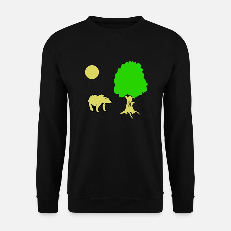 Bear Tree - Unisex Sweatshirt - black