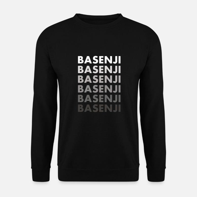 Dog Basenji - Unisex Pullover - Schwarz