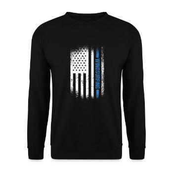 Sport Us Flag Planche à voile - Sweat-shirt Unisexe - noir - Devant - Alina (178cm) & Michal (187cm)