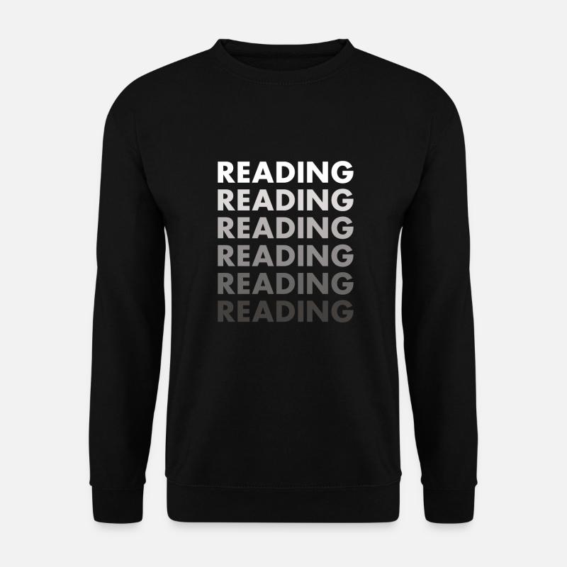 Reader Reading - Unisex Pullover - Schwarz