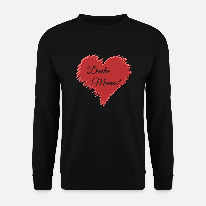 Geschenk zum Muttertag - Unisex Pullover - Schwarz