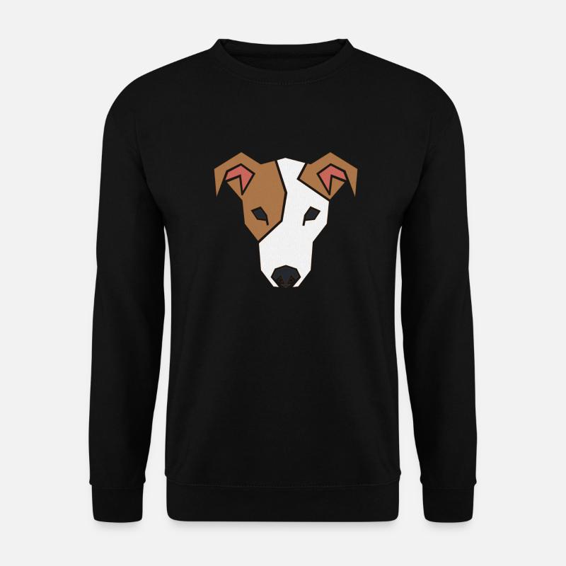 Jack Russell Faces 2a - Unisex Sweatshirt - black