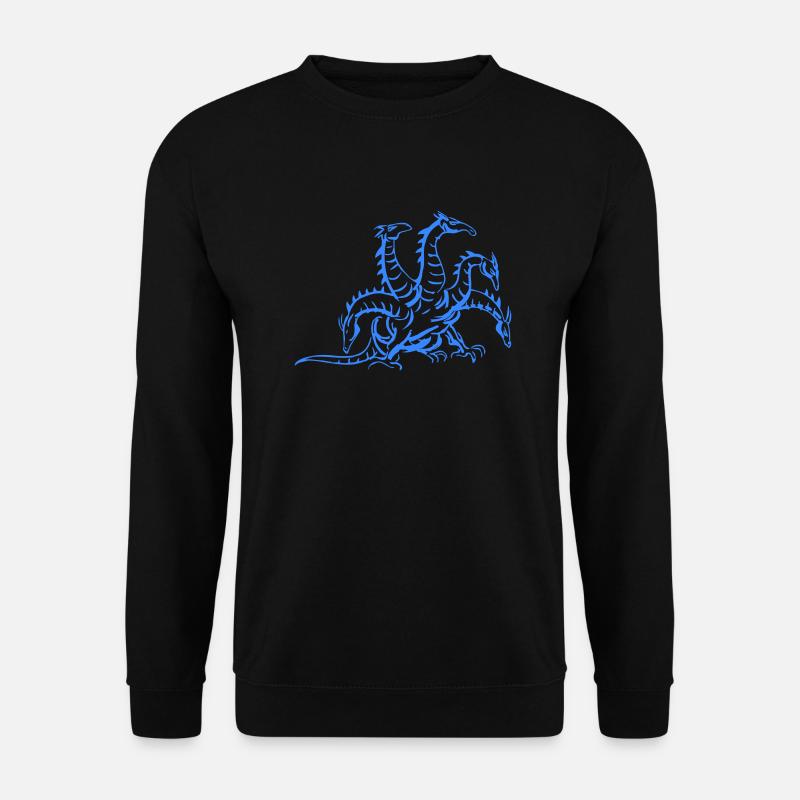 drache hydra - Unisex Pullover - Schwarz