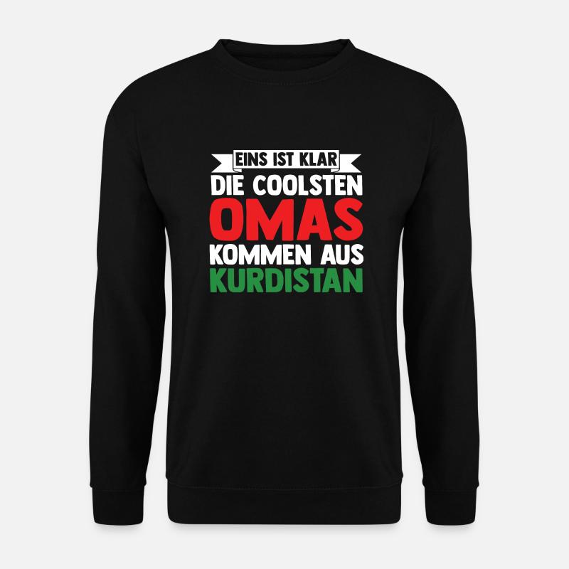 Kurden Oma Großmutter Kurdistan - Unisex Pullover - Schwarz