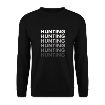 Chasse au chasseur - Sweat-shirt Unisexe - noir - Devant - Alina (178cm) & Michal (187cm)