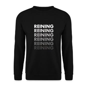 Reiner Reining - Unisex Pullover - Schwarz - Vorne - Alina (178cm) & Michal (187cm)