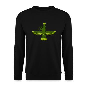 Zoroastre - Sweat-shirt Unisexe - noir - Devant - Alina (178cm) & Michal (187cm)
