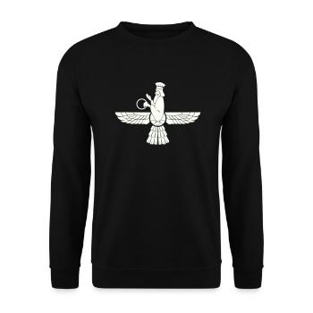 Zoroastre - Sweat-shirt Unisexe - noir - Devant - Alina (178cm) & Michal (187cm)
