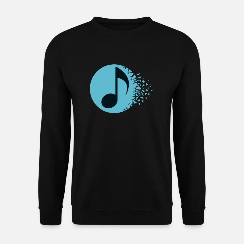 Abstrakter Klangausbruch - Unisex Pullover - Schwarz