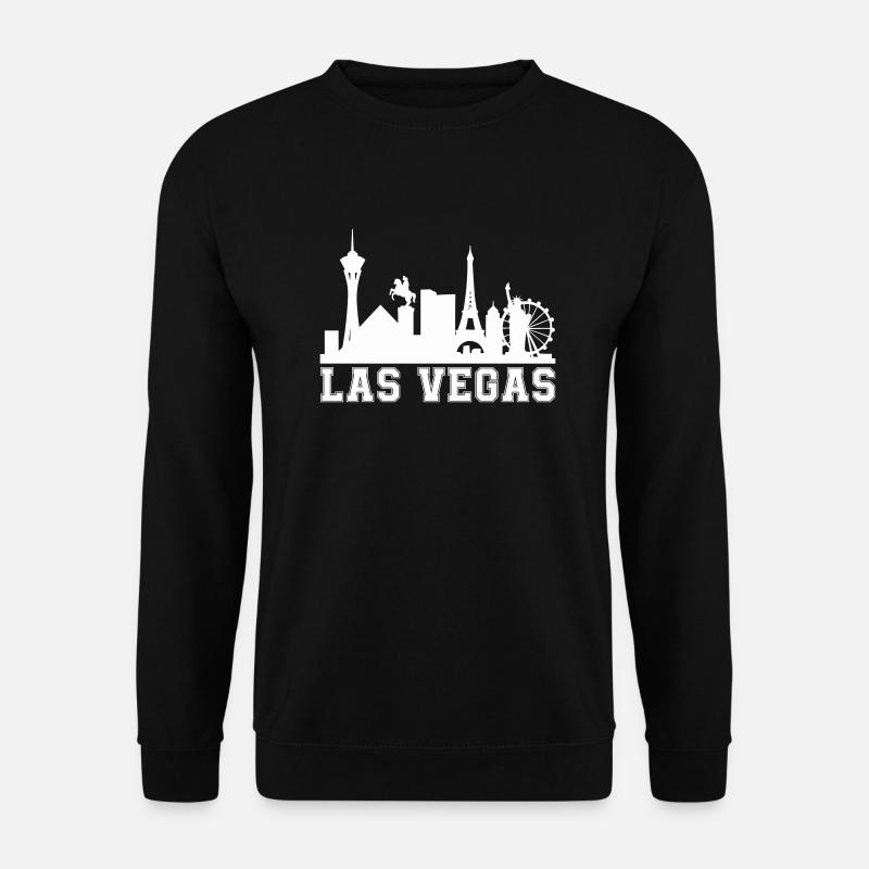 vegas skyline - Unisex Pullover - Schwarz