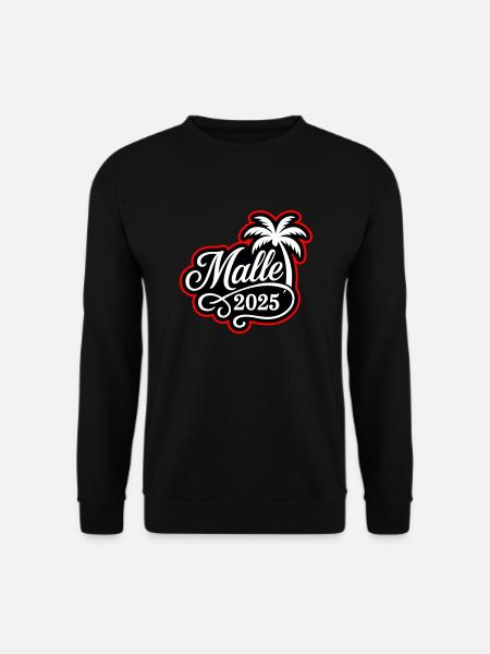 Malle 2025 Palm Tree - Unisex Sweatshirt - black