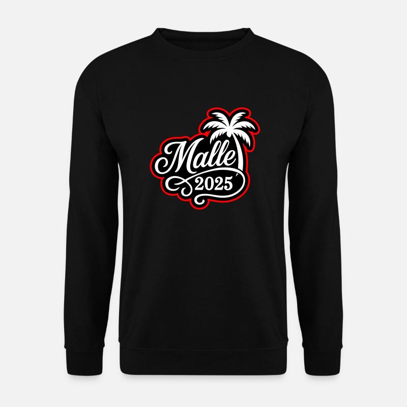 Malle 2025 Palm Tree - Unisex Sweatshirt - black