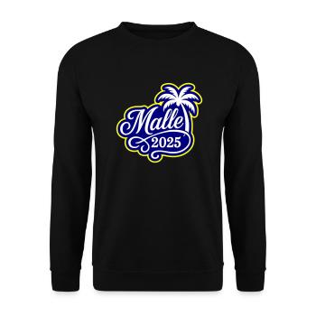 Malle 2025 Palme - Unisex Pullover - Schwarz - Vorne - Alina (178cm) & Michal (187cm)