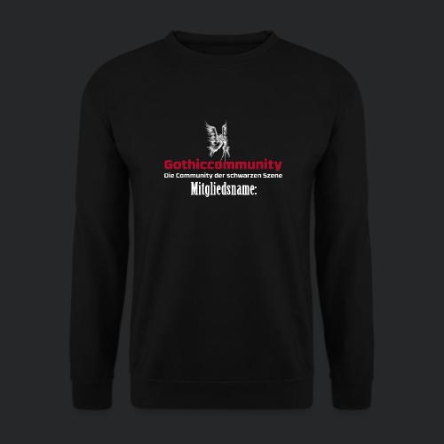 Logo mit Engel, Slogan und Mitgliedsnamen - Unisex Pullover
