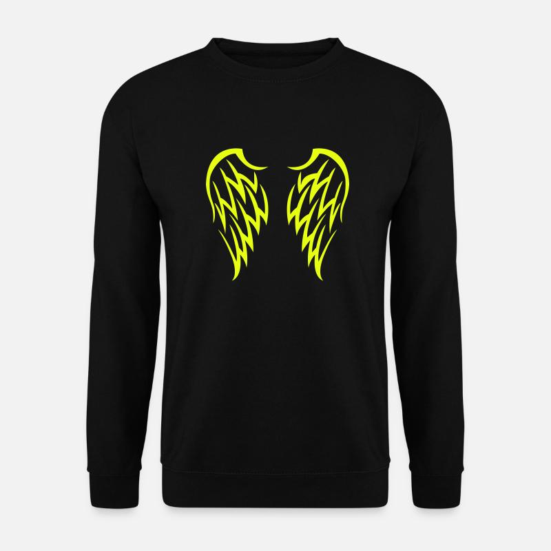 Engelsflügel - Unisex Pullover - Schwarz