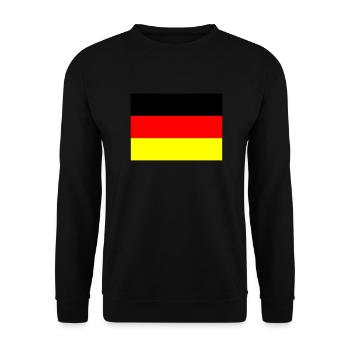 germany - Unisex Pullover - Schwarz - Vorne - Alina (178cm) & Michal (187cm)