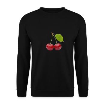 KIRSCHEN - Unisex Pullover - Schwarz - Vorne - Alina (178cm) & Michal (187cm)