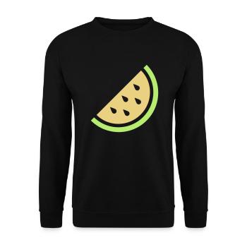 Melone - Unisex Pullover - Schwarz - Vorne - Alina (178cm) & Michal (187cm)