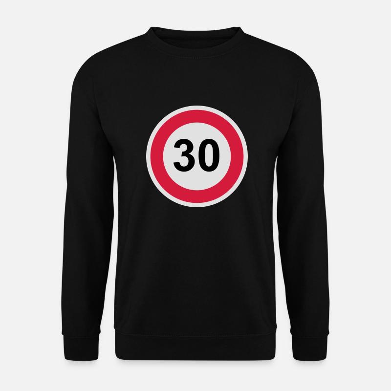 30 - Unisex Pullover - Schwarz