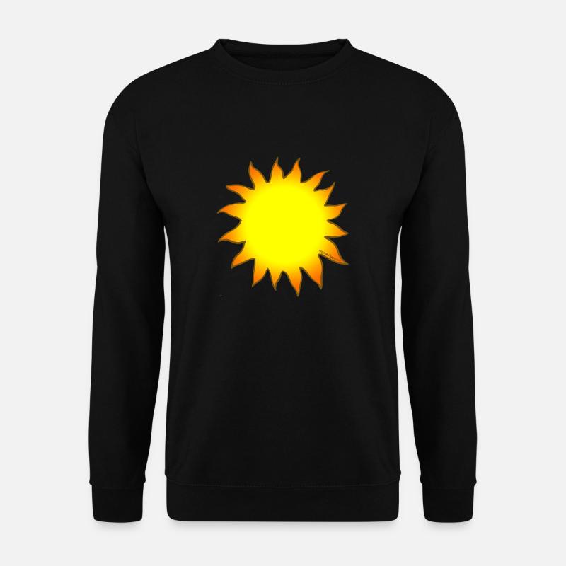 Sonne - Unisex Pullover - Schwarz