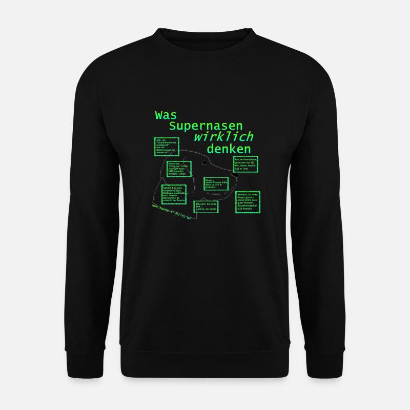 Supernasen - Unisex Pullover - Schwarz