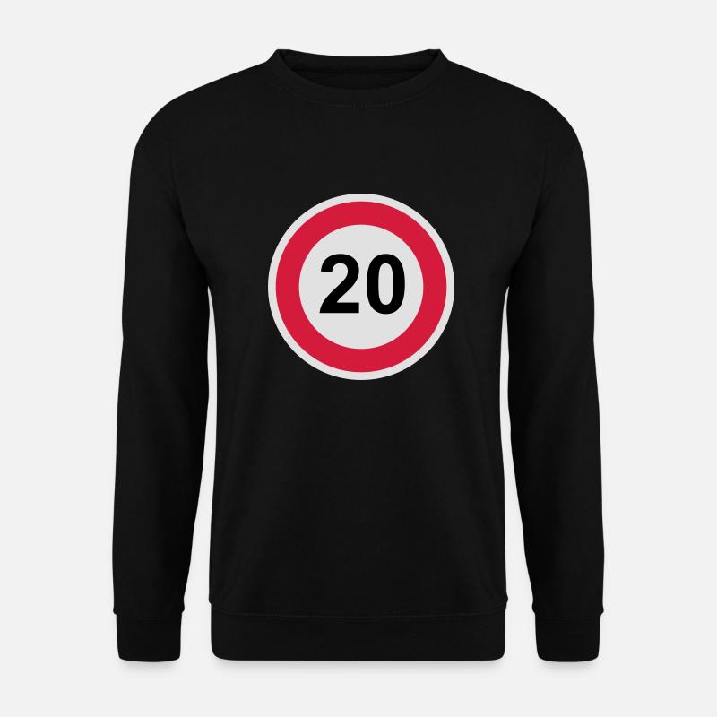 20 - Unisex Pullover - Schwarz