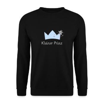 kleiner prinz - Unisex Pullover - Schwarz - Vorne - Alina (178cm) & Michal (187cm)
