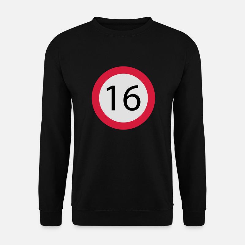 16 - Unisex Pullover - Schwarz