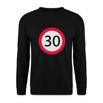 30 - Sweat-shirt Unisexe - noir - Devant - Alina (178cm) & Michal (187cm)