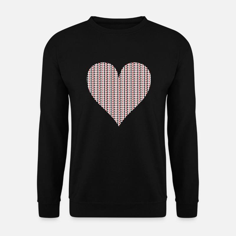 HEART - Unisex Pullover - Schwarz